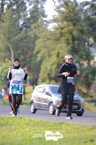 Race photo from Taman Budaya x BOGORUN 2025