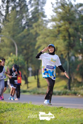 Race photo from Taman Budaya x BOGORUN 2025