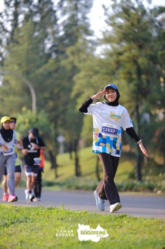 Race photo from Taman Budaya x BOGORUN 2025