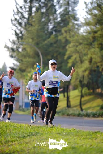 Race photo from Taman Budaya x BOGORUN 2025