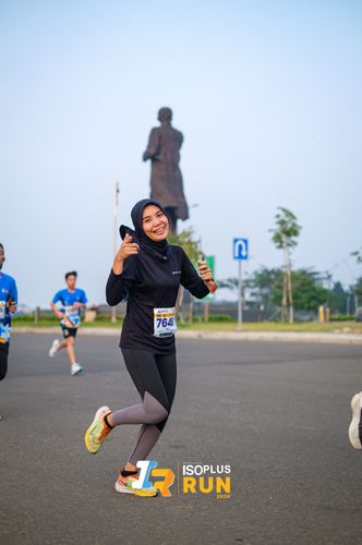 Race photo from ISOPlus Run 2024 Jakarta