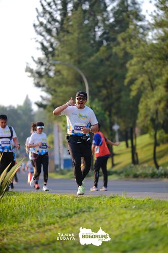 Race photo from Taman Budaya x BOGORUN 2025