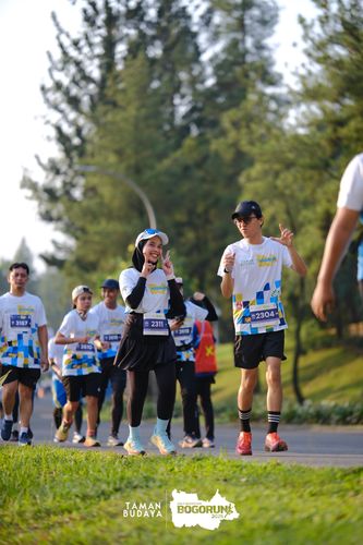 Race photo from Taman Budaya x BOGORUN 2025