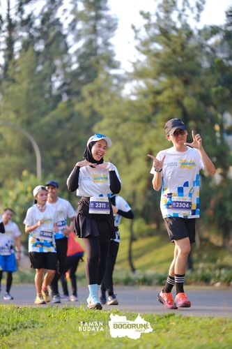 Race photo from Taman Budaya x BOGORUN 2025