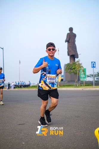 Race photo from ISOPlus Run 2024 Jakarta