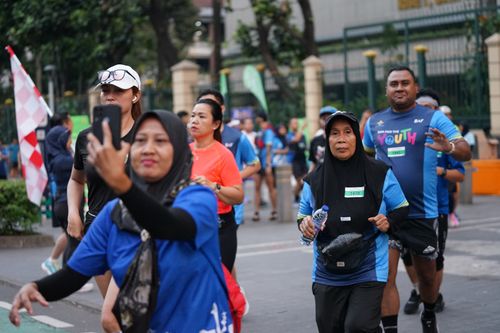 Race photo from Lari Bareng Yuk!