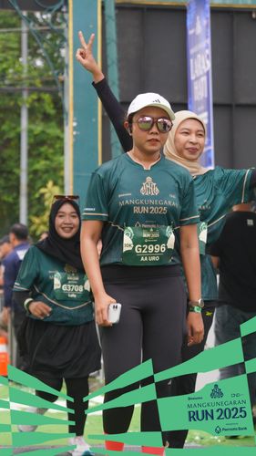Race photo from Mangkunegaran Run 2025