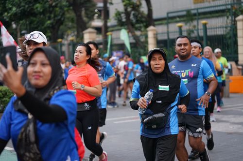 Race photo from Lari Bareng Yuk!