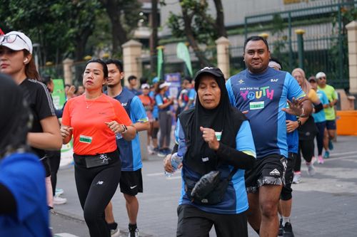Race photo from Lari Bareng Yuk!