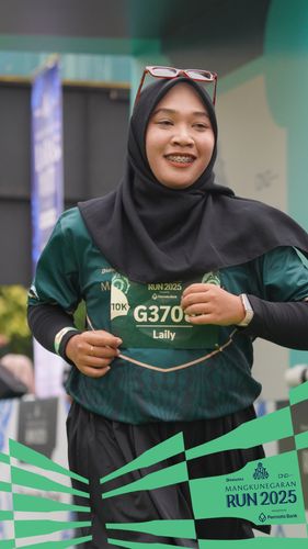 Race photo from Mangkunegaran Run 2025