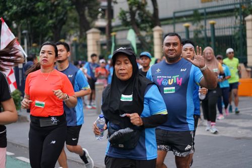 Race photo from Lari Bareng Yuk!