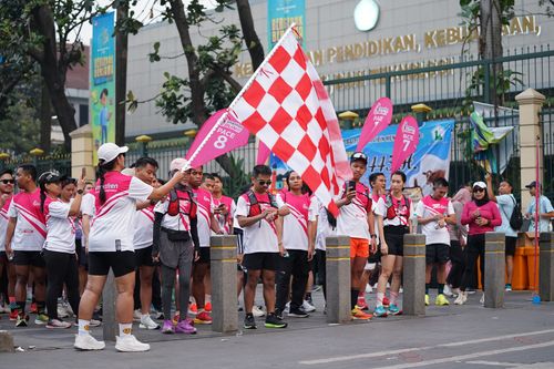 Race photo from Smartfren Run 2024 Vibes