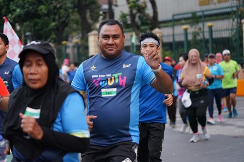 Race photo from Lari Bareng Yuk!