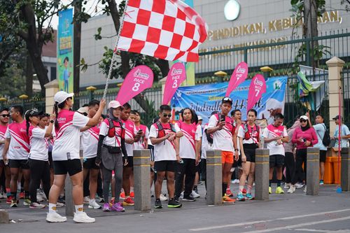Race photo from Smartfren Run 2024 Vibes