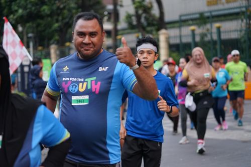 Race photo from Lari Bareng Yuk!