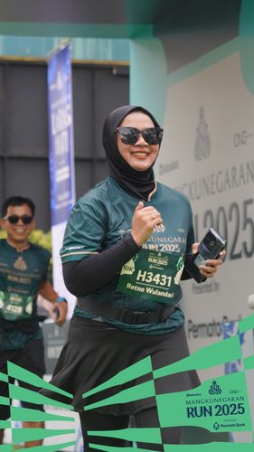 Race photo from Mangkunegaran Run 2025