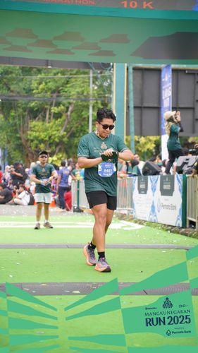 Race photo from Mangkunegaran Run 2025
