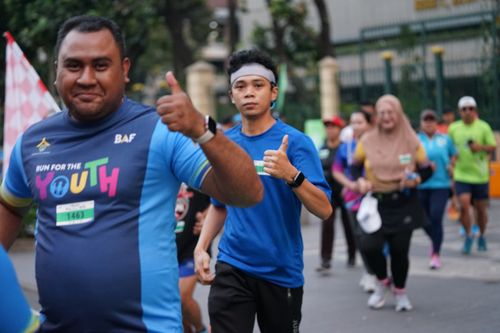 Race photo from Lari Bareng Yuk!