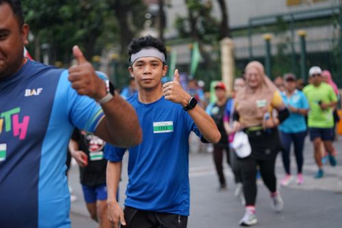 Race photo from Lari Bareng Yuk!