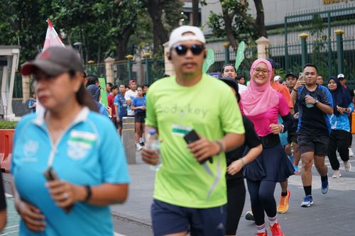 Race photo from Lari Bareng Yuk!