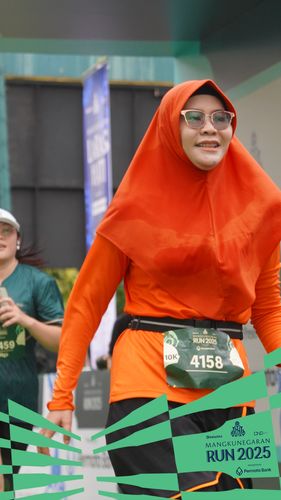 Race photo from Mangkunegaran Run 2025