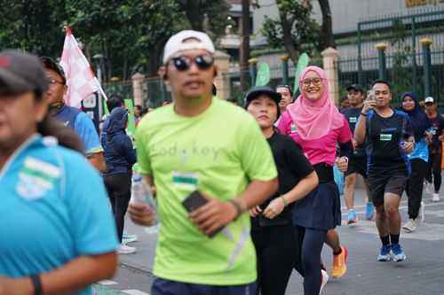 Race photo from Lari Bareng Yuk!
