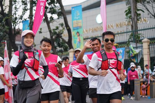 Race photo from Smartfren Run 2024 Vibes
