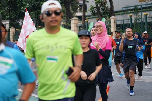 Race photo from Lari Bareng Yuk!