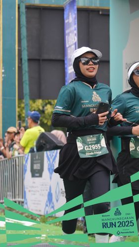 Race photo from Mangkunegaran Run 2025