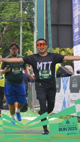Race photo from Mangkunegaran Run 2025