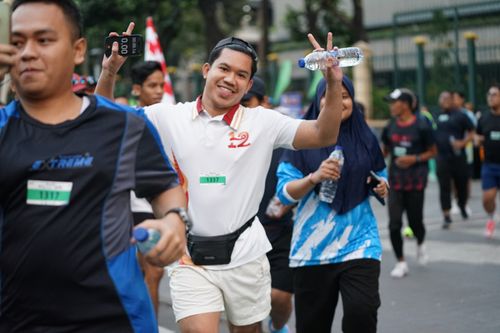 Race photo from Lari Bareng Yuk!