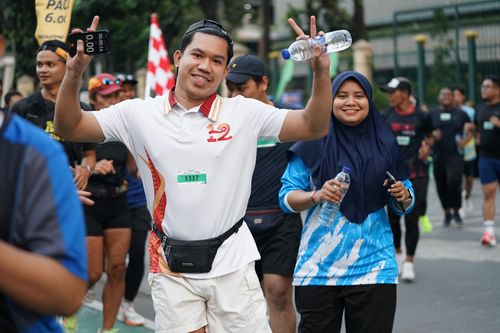 Race photo from Lari Bareng Yuk!