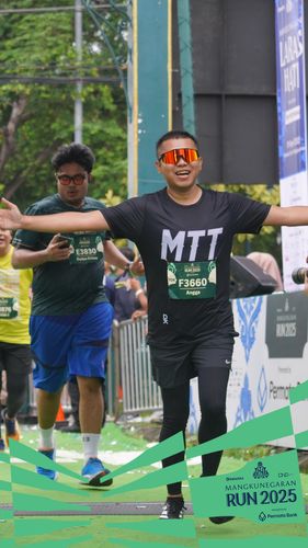 Race photo from Mangkunegaran Run 2025