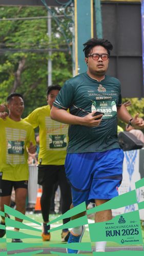 Race photo from Mangkunegaran Run 2025