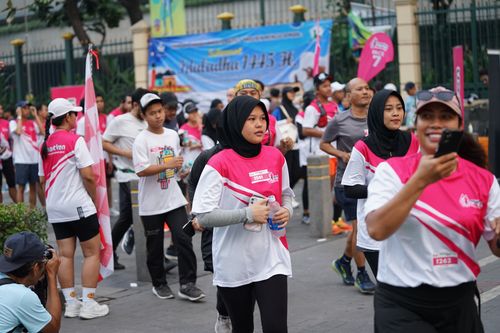 Race photo from Smartfren Run 2024 Vibes