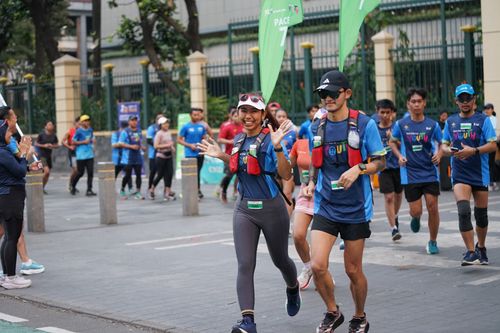 Race photo from Lari Bareng Yuk!