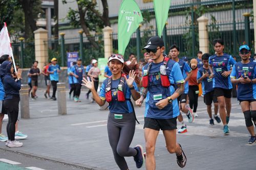 Race photo from Lari Bareng Yuk!