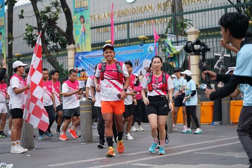 Race photo from Smartfren Run 2024 Vibes