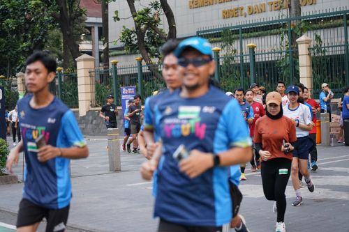 Race photo from Lari Bareng Yuk!