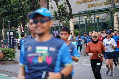 Race photo from Lari Bareng Yuk!