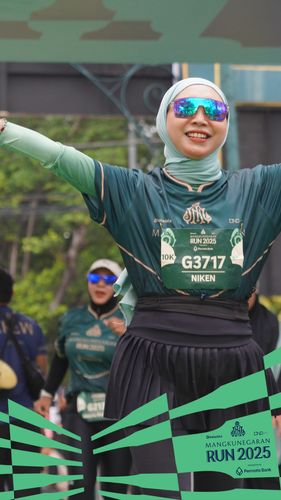 Race photo from Mangkunegaran Run 2025