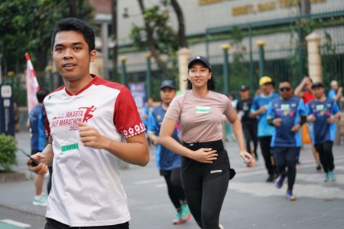 Race photo from Lari Bareng Yuk!
