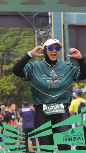 Race photo from Mangkunegaran Run 2025