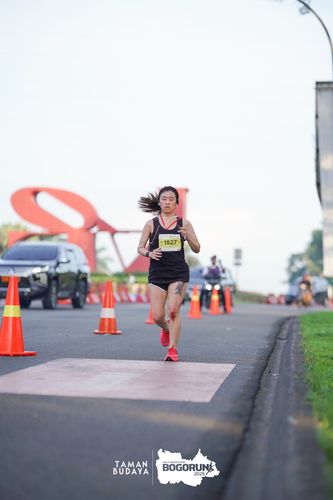 Race photo from Taman Budaya x BOGORUN 2025