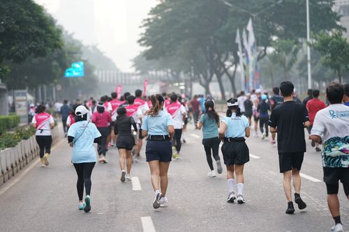 Race photo from Smartfren Run 2024 Vibes