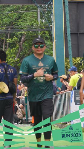Race photo from Mangkunegaran Run 2025