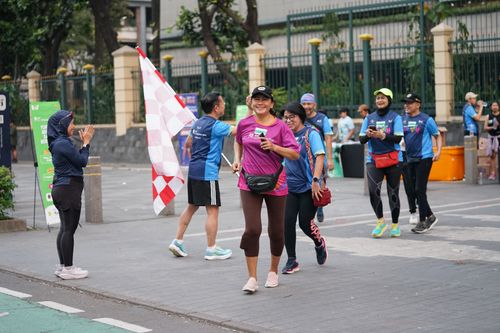 Race photo from Lari Bareng Yuk!