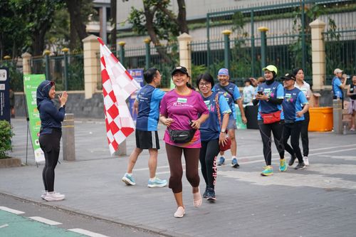 Race photo from Lari Bareng Yuk!