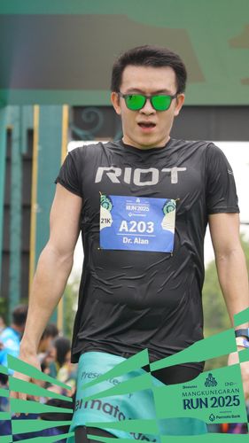 Race photo from Mangkunegaran Run 2025