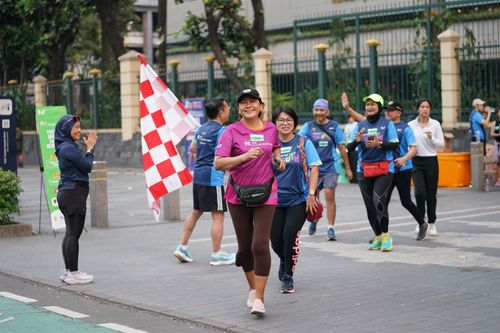 Race photo from Lari Bareng Yuk!